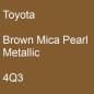 Preview: Toyota, Brown Mica Pearl Metallic, 4Q3.